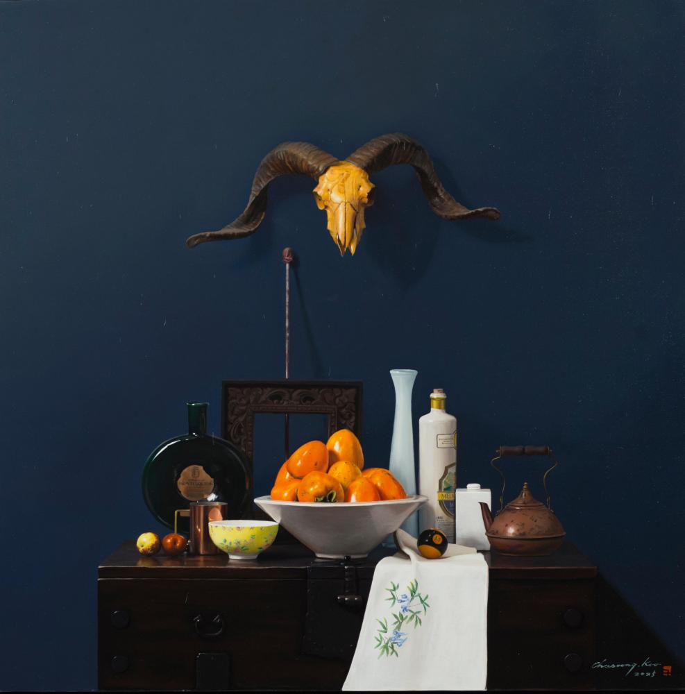 양머리 있는 정물